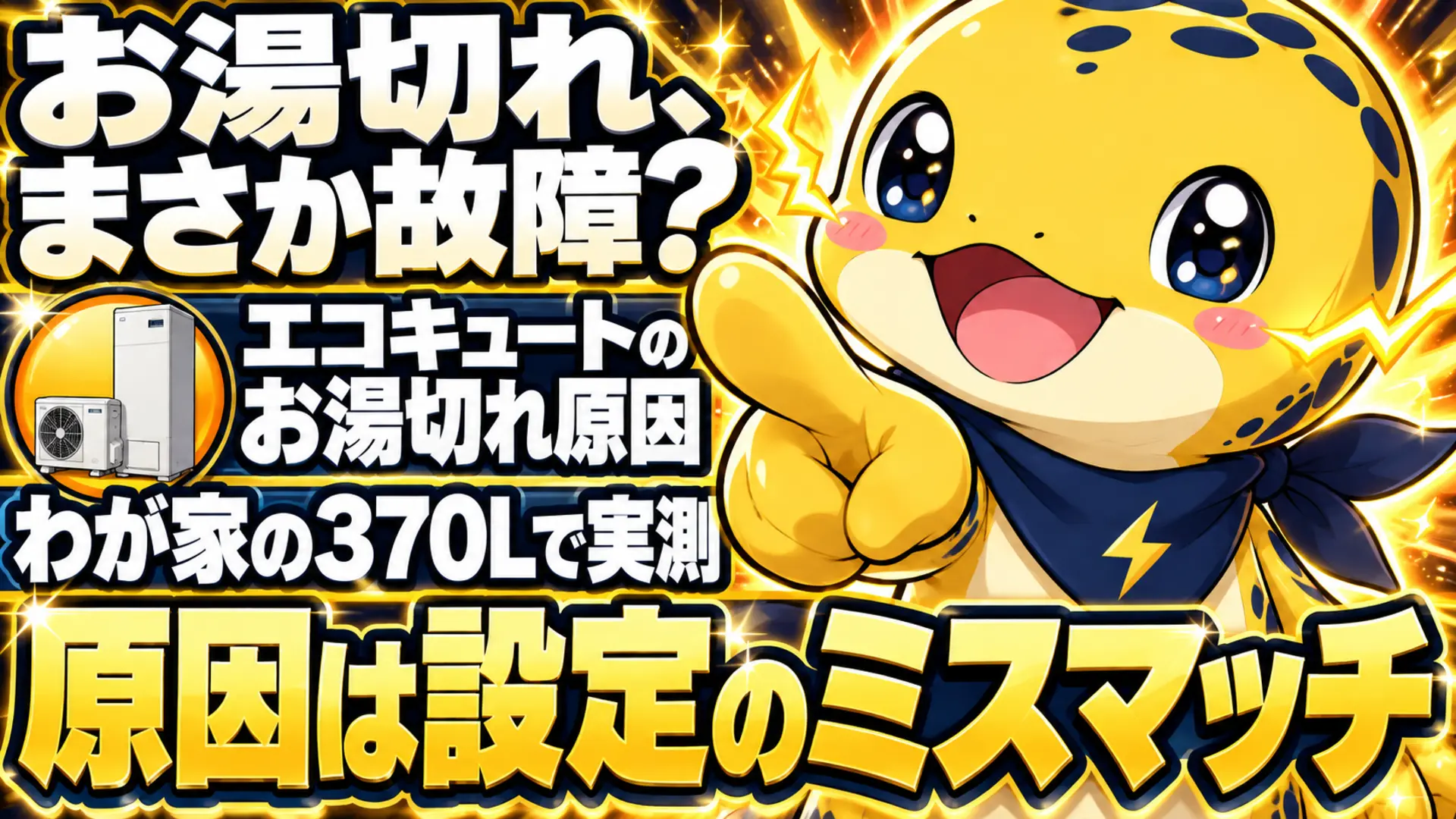 エコキュートのお湯切れの原因は多くの場合故障ではなく設定と使い方のミスマッチであることを示すイメージ
